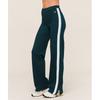 Gymshark Piping Wide Leg Pant Deep Petrol Blue Smoke Blue Soft White B5b7o Udxp