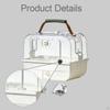 Carrier Parrot Cage Durability Pet Supplies Portable, with Handle for Cockatiel Lovebirds, Parrot,