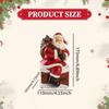 Santa Claus Figurine Christmas Decoration Craft Gift Party Supplies Statue Xmas Tabletop