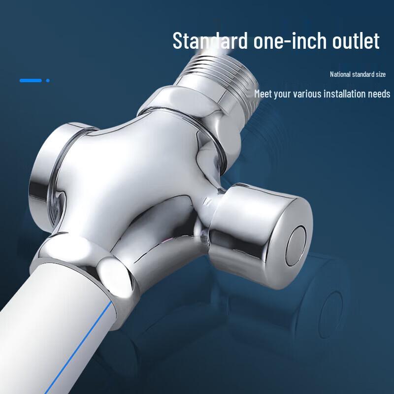 Push-Button Toilet Flush Valve