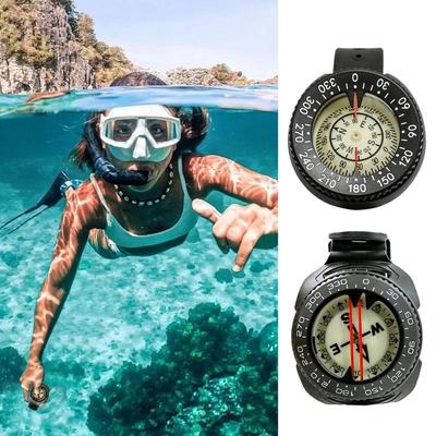 Compass Watch Style Underwater 50m Diving Compass Professional Waterproof Navigator Scuba Luminous Balanced Watch for Swimming