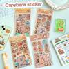 Cartoon Cat Stickers Kawaii Animal Stickers Student DIY Scrapbook Diary Planner Handbook Aesthetic Stickers School Stationery