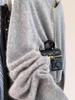 2025 Women's Pure Wool Round Neck Cardigan - Autumn/Winter Slimming Knit Cashmere Sweater Coat