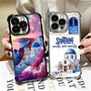 Handyhülle mit Santorini-Motiv (Griechenland) für iPhone 16, 17 Pro Max, Air, 16E, 14, 15 Plus, 12, 13 Mini – stoßfest und mit Airbag-Schutz
