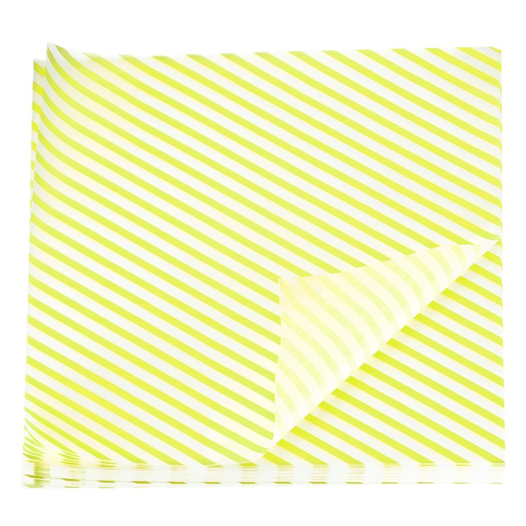 200 vnt. kvadratiniai dryžuoti vaško popieriaus lakštai 12" x 12" Tepalą sugeriantis sauso maisto vyniojamasis popierius sumuštiniams, kepimo popieriaus įklotai, vyniojimas
