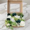 Handmade Silk Botanical Bouquet Fresh-Looking Textile Rose Arrangement with