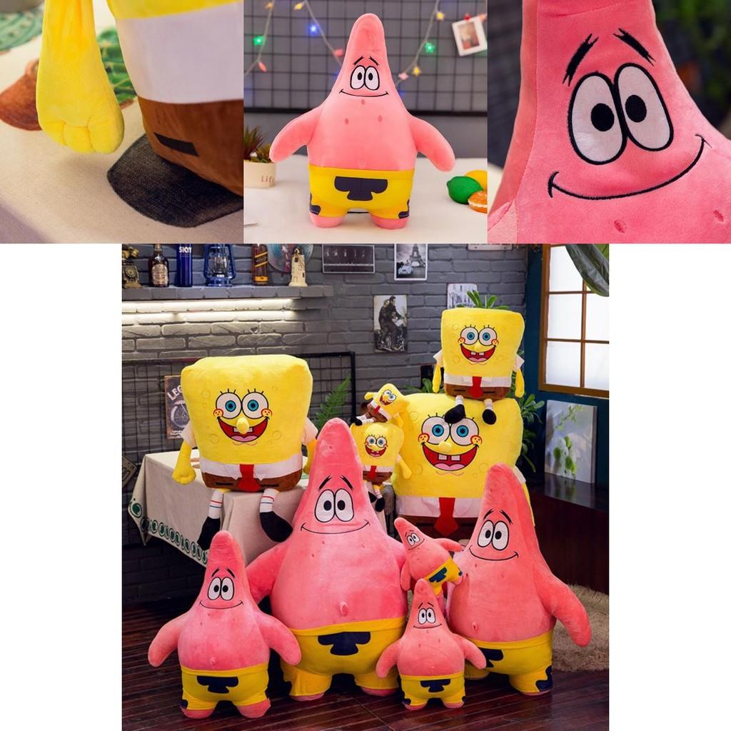 Spongebob Patrick Star Plüschtier Weiche Stoffpuppe Niedliches Kissen Kinder Mädchen Geschenk