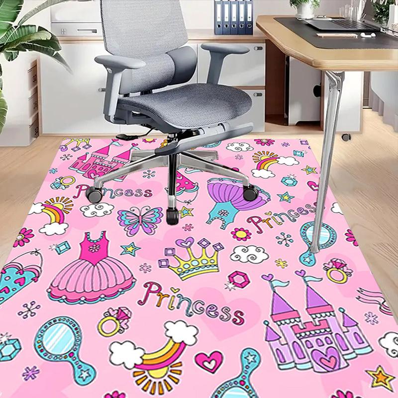 1PC Princess Castle Extra Large Non-Slip Floor carpet, Office, family, bedroom, Studio - Large Area RugJ0354