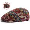 Ethnic Style Beret Hat For Women And Men Soft Polyester Fabric Adjustable Perfect For Daily Wear And Outdoor Activities