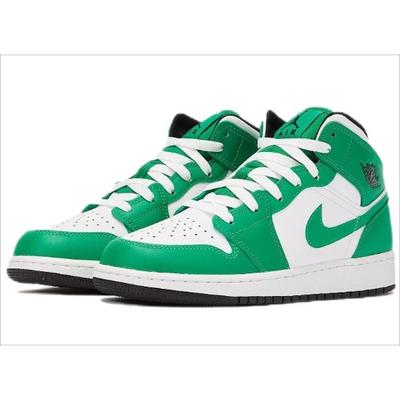 Air 1 Mid Lucky Green Νεανικό Μέγεθος GS Ρετρό Αθλητικά Παπούτσια DQ8423-301