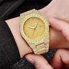 Reloj Hombre Genuine Big Brand Men Watches Casual Alloy Band Diamond Luxury Date Gifts Vintage Watch Montres De Marque De Luxe