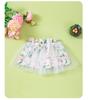 3-Piece Baby Girl Outfit: Fly Sleeve Romper, Skirt, Hair Accessories for Spring/Summer