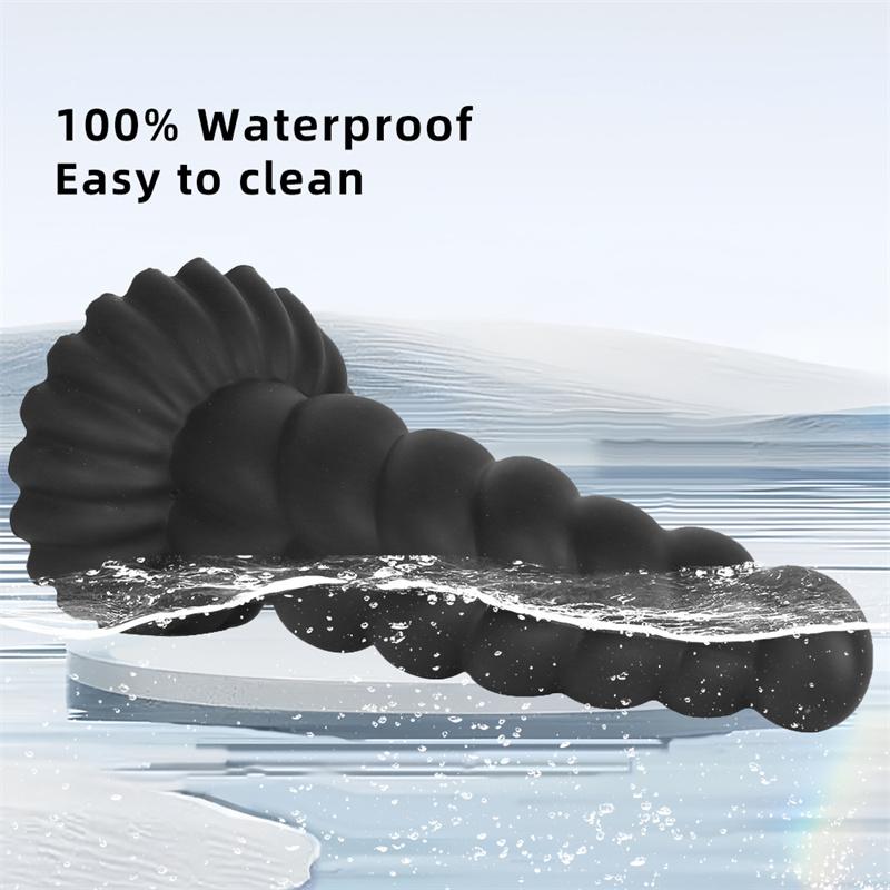 Silicone Black Extra Large Thick Anal Plug Penis Soft Thick Anal Plug Back Yard Fisting Anal Expander Male and Female Anal Masturbation