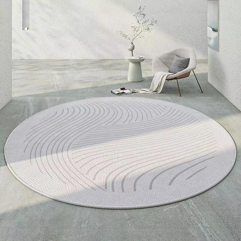 Nordic Circular Carpet Resistant To Dirt and Easy To Maintain Decorative Carpet Household Sofa Coffee Table Carpet