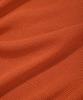 COVERNAT Open Collar Half Knit Orange