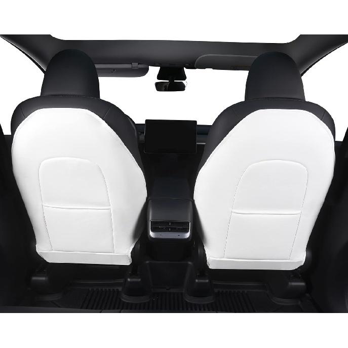 

TOYOUN Tesla Model 3 Y Model X Model S Защитный коврик для заднего сиденья Аксессуары Tesla Ультратонкий кожаный водонепроницаемый чехол для подушки сиденья 2