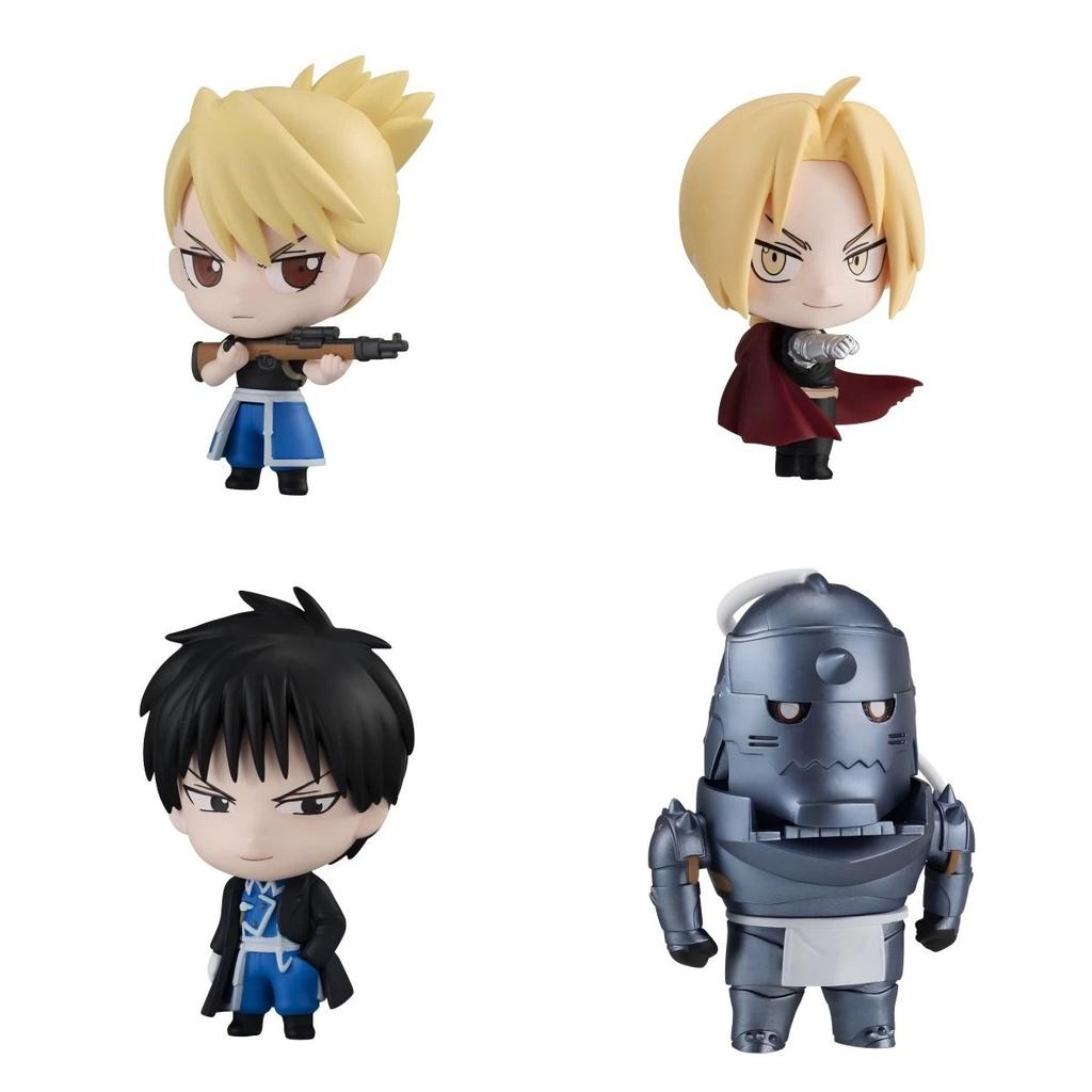 Action Figure Toys Japanese Genuine Gacha Scale Model Fullmetal Alchemist Edward Alphonse Hohenheim Roy Mustang