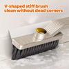 Multi-Functional Four-in-One Rotating Gap Brush for Bathroom Tile Cleaning NoGrout Cleaning Squeegee
