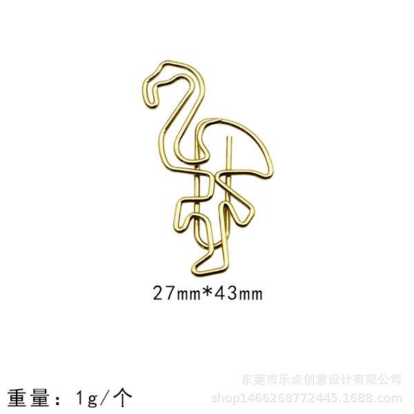 Golden Animal Cat Dog Rabbit Paper Clips Metal Boxed Paperclip Student Office Supplies Gift Accessories For School Desk Supplies