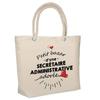 Beach Bag - PLANETEE - Insulated Beloved Administrative Secretary's Bazaar - Cotton - Large Capacity - Printed In France