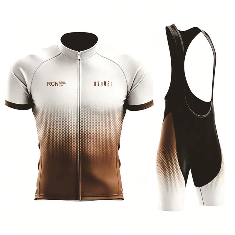 Rcn Rvouei Pro Team 2026 Set Maglia Ciclismo Estiva Traspirante Bicicletta Uomo MTB Abbigliamento Bici Maillot Ropa Ciclismo Uniforme Completo