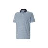 All Over Print Casual Short Sleeve Polo Shirt Men Tops Dark-Blue 538971-01
