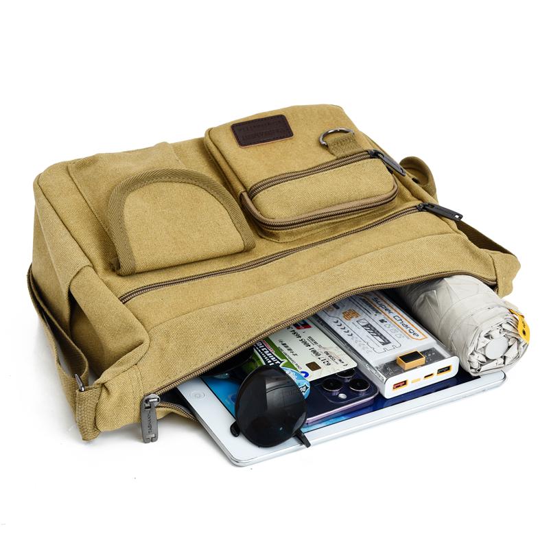 Men's Shoulder Bag Crossbody Bag Canvas Bag