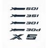 ABS 3d New Style XDrive Alphanumeric Trunk Emblem Sticker for BMW X5 - 28i 30i 35i 40i 48i 50i 30d All-Wheel Drive Badge Tm2