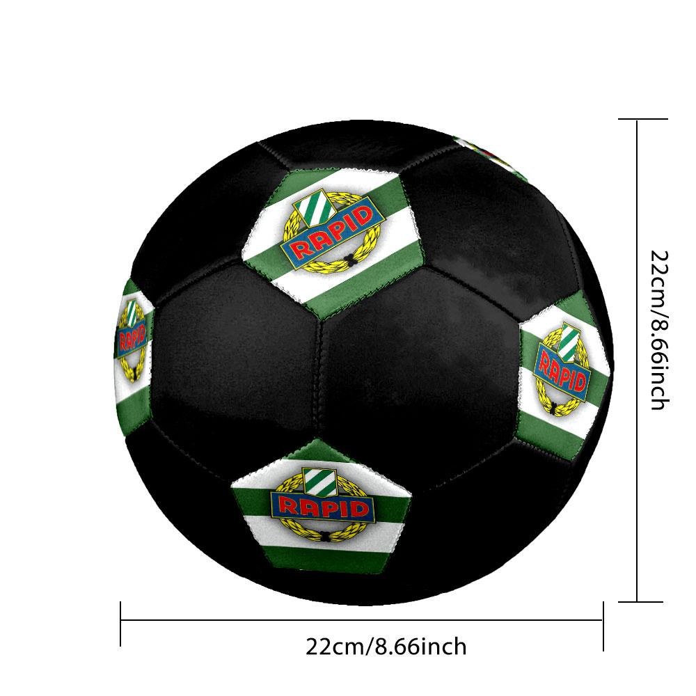 1PC SK Rapid poster size 5 soccer ball PrahaIndoor Soccer Ball Colorful All Ages Machine Stitched PVC Competition Ready Durable High-Bounce