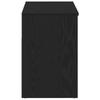 Entryway Shoe Bench, Open-type Shoe Storage Changing Bench, Black, 60 X 30 X 45 Cm