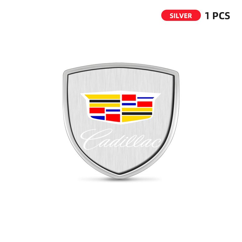 

3D Metal Car Body Fender Emblem Shield Stickers Decor Auto Accessories For Cadillac XT4 XT6 CTS DTS STS XTS ATS BLS SLS CT5
