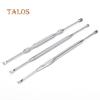 Health Ear Care Dual-Head Stainless Steel Earpick Wax Remover Curette Cleaner