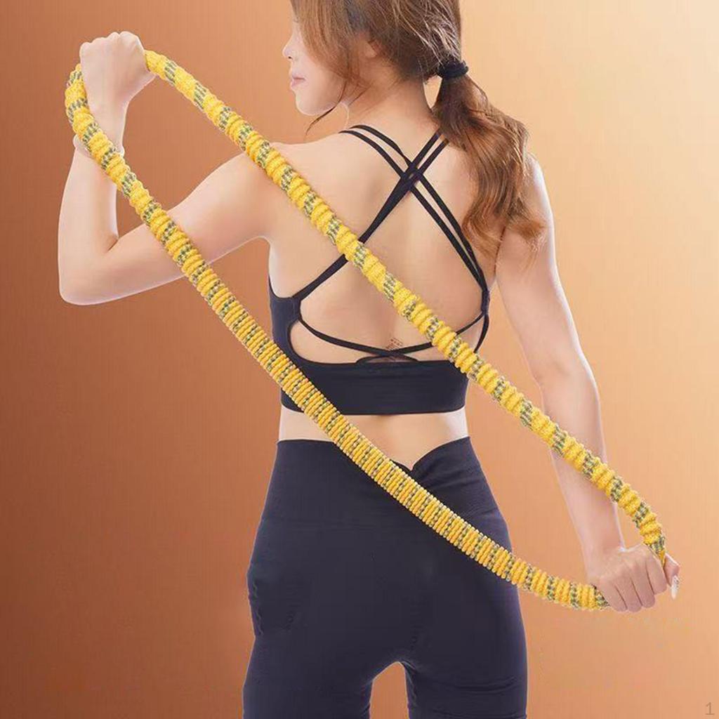 Fitness Hoop Abdomen Circles Foldable Comfortable Workout Device Exercise for Home