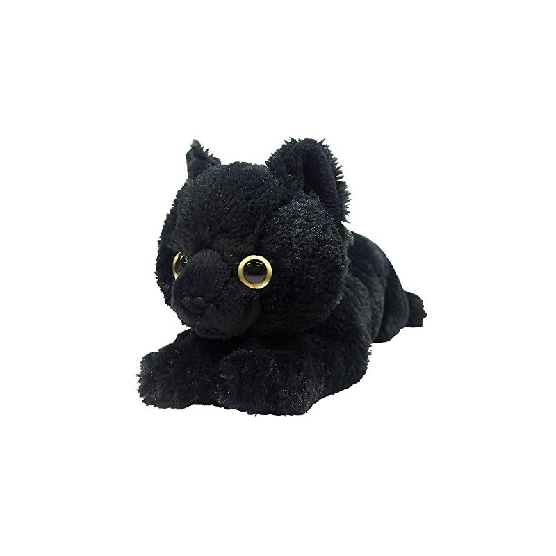 Lap Cat Plush Toy, Black, Small
