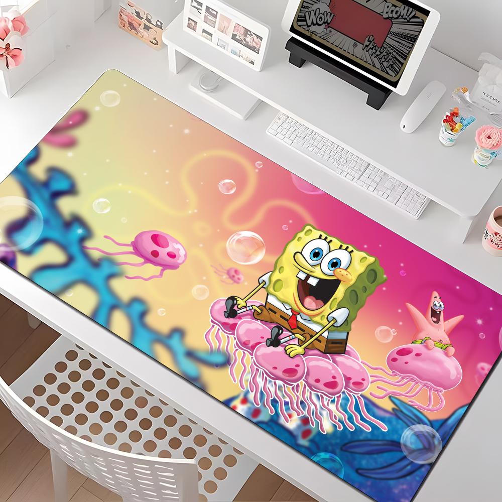P-Patrick S-Star Mouse Pad Multiple Sizes Large Square Computer Office Game Table Mats Rubber Anti-slip Mousepads