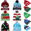 Soft And Stretchable Winter Warm Knit Beanie With Built-in Led Christmas Lights