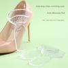 Soft Silicone Heel Grips Anti-Chafing Heel Stickers Half Size Shoe Pads Invisible T-Shape Cushions for High Heels Comfortable