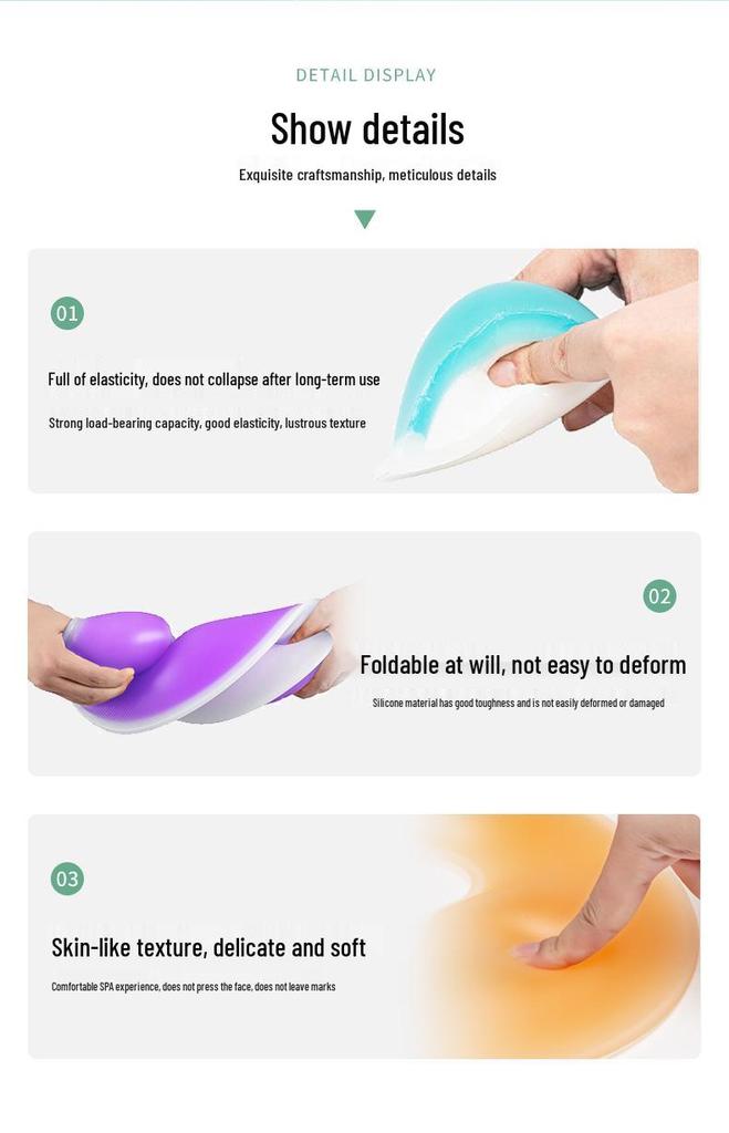 Silicone Face Pad for Beauty Salon Massage Bed