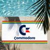 Fashion C-Commodore 64 logo Towel Quick Dry Absorbent Beach Towel for Sports, Fitness, Swimming and Outdoor Activities