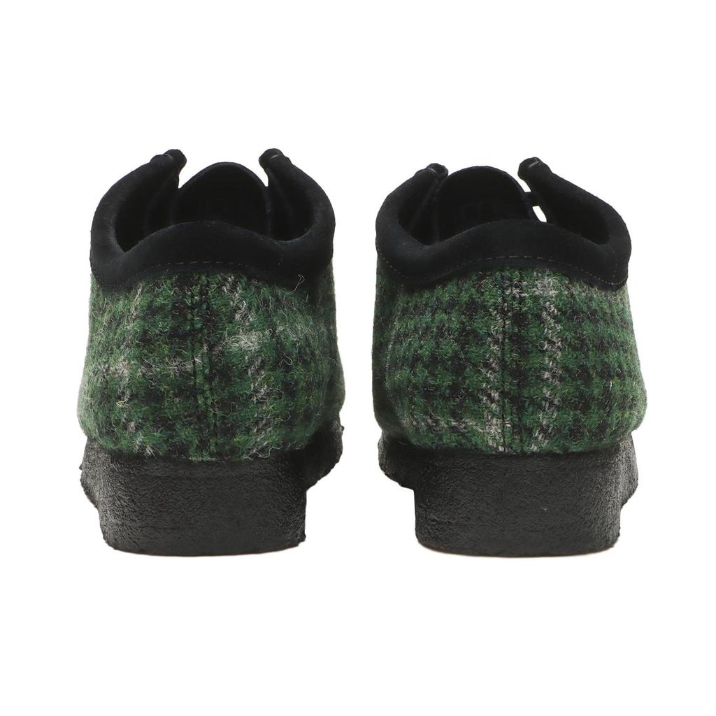 26182790 Harris Tweed A Clarks Wallabee Zielona Tweedowa Kombinacja ( Mężczyźni )