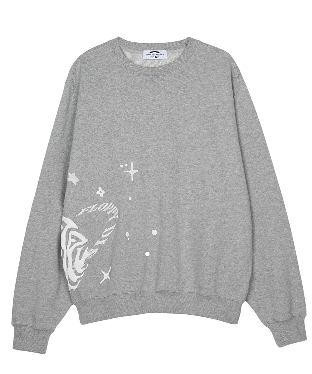 Fdr Twinkle Bloom Свободный свитшот с круглым вырезом M.Серый M.Gray/M