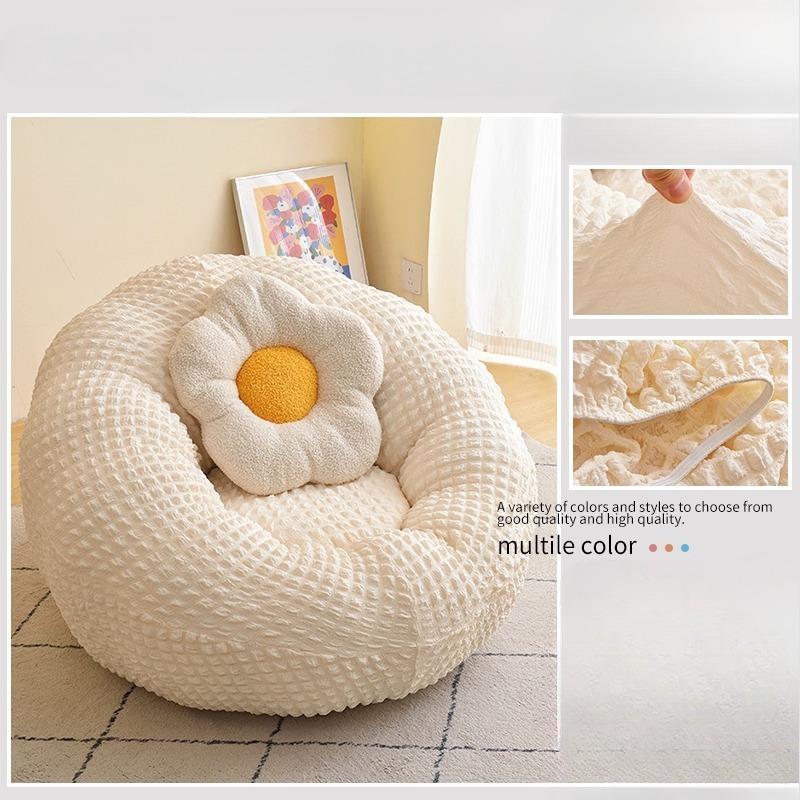 2025 New Cat Scratch-resistant Style All-season Universal Pumpkin Sofa Dust Cover Lazy Bean Bag Single-person Sofa Cover
