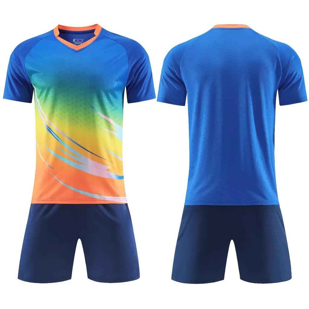 Cross-border spot 2026 new children's football jersey set, male and female students and teenagers team training competition jersey