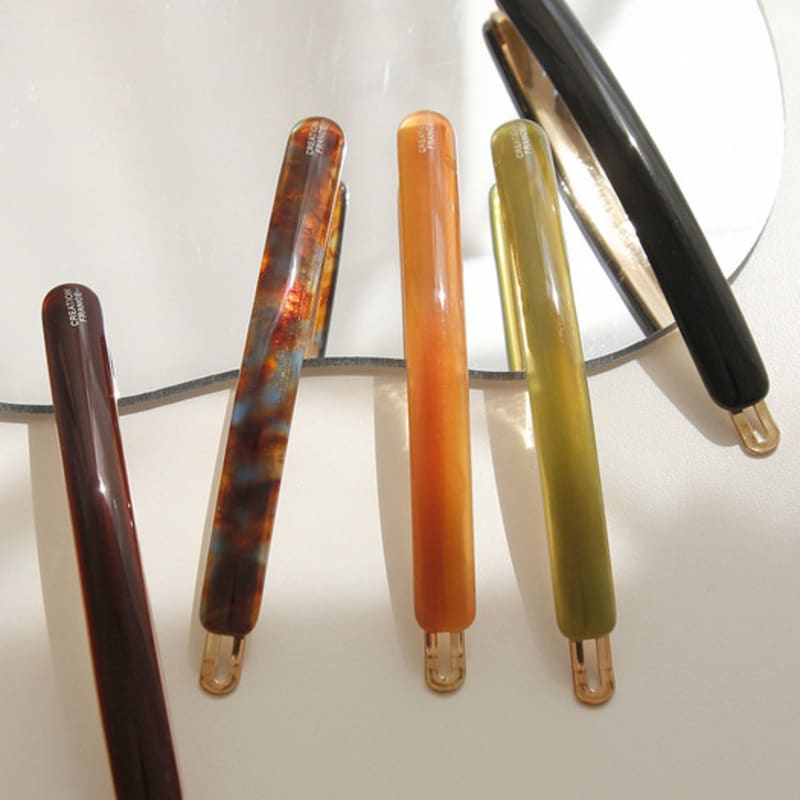 

J.Lauren France Slim Smoothie Line Color Bobby Pin H01169 Light khaki