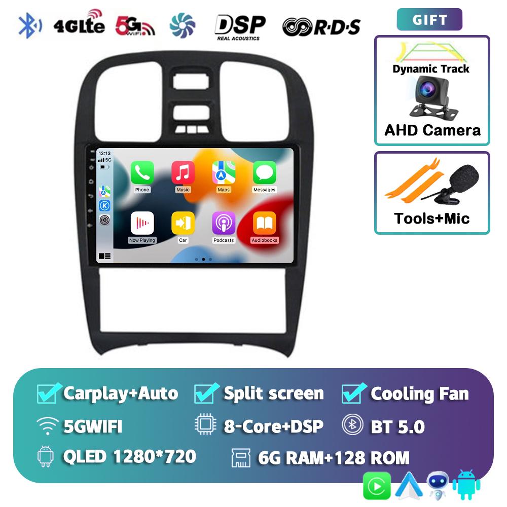 Android 14 DSP Car Radio Multimidia Video Player Navigation GPS For Hyundai Sonata EF 2001 - 2006 2007 2008 2009 2010 2011 2012