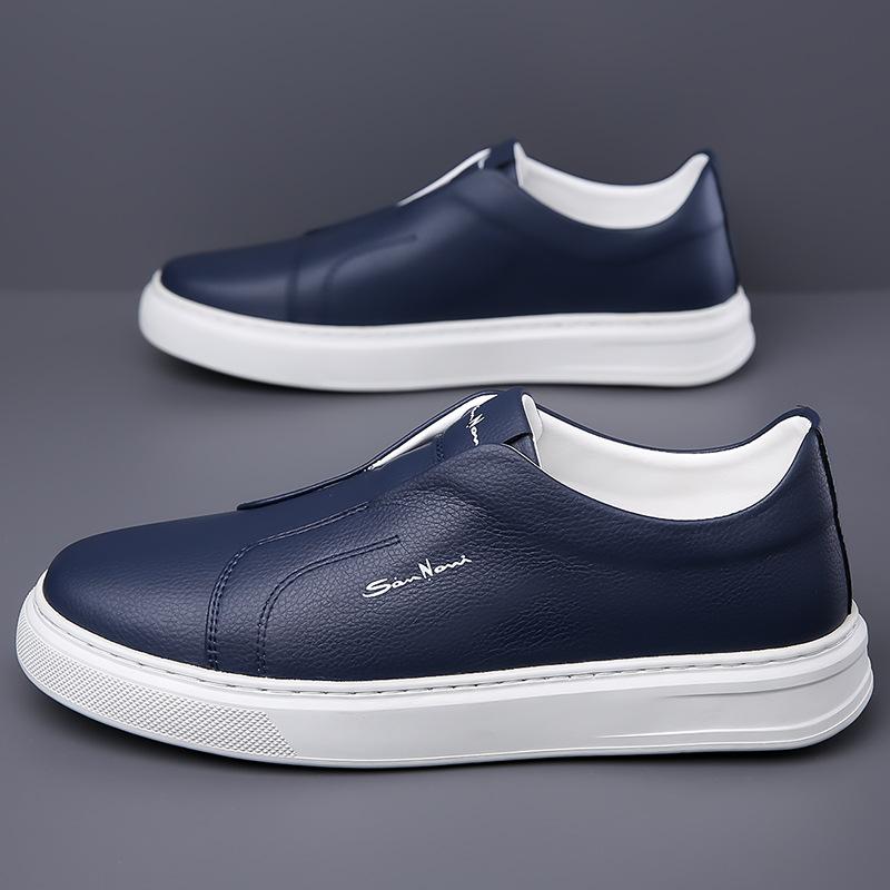 Men's shoes, sports shoes, casual style, comfortable, breathable and non-slip Korean version, strap-up, flat bottom, soft bottom, soft