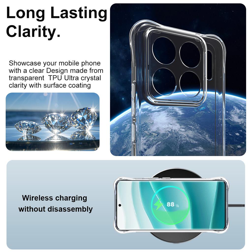 For Xiaomi MI 15S Pro 5G Phone Case IMAK Shock-resistant Soft Case