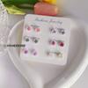 Flowers Bloom In Midsummer, Mori Series, Sweet Temperament, Girl Flower Stud Earrings, Female Tide Niche, Versatile, Small And Exquisite Earrings.