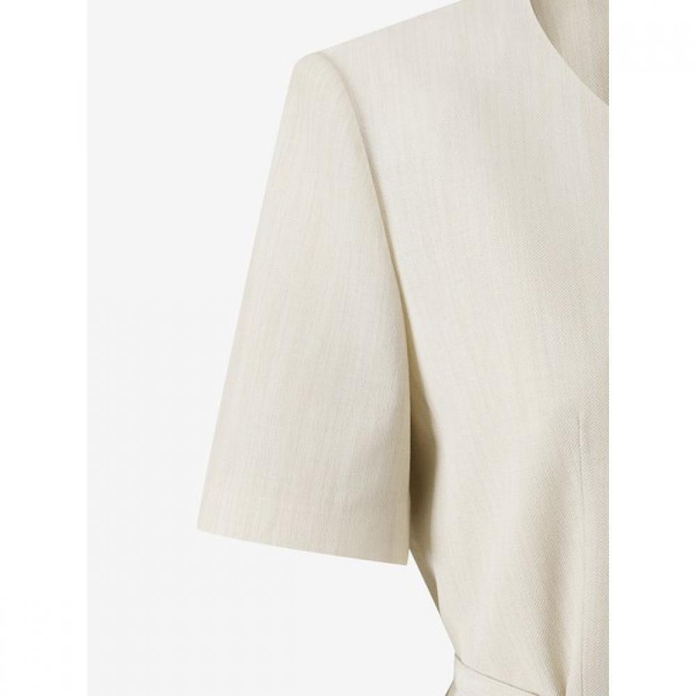 CC ColleCt. C exClusive sCoop neCk Belted jaCket C262msf334
