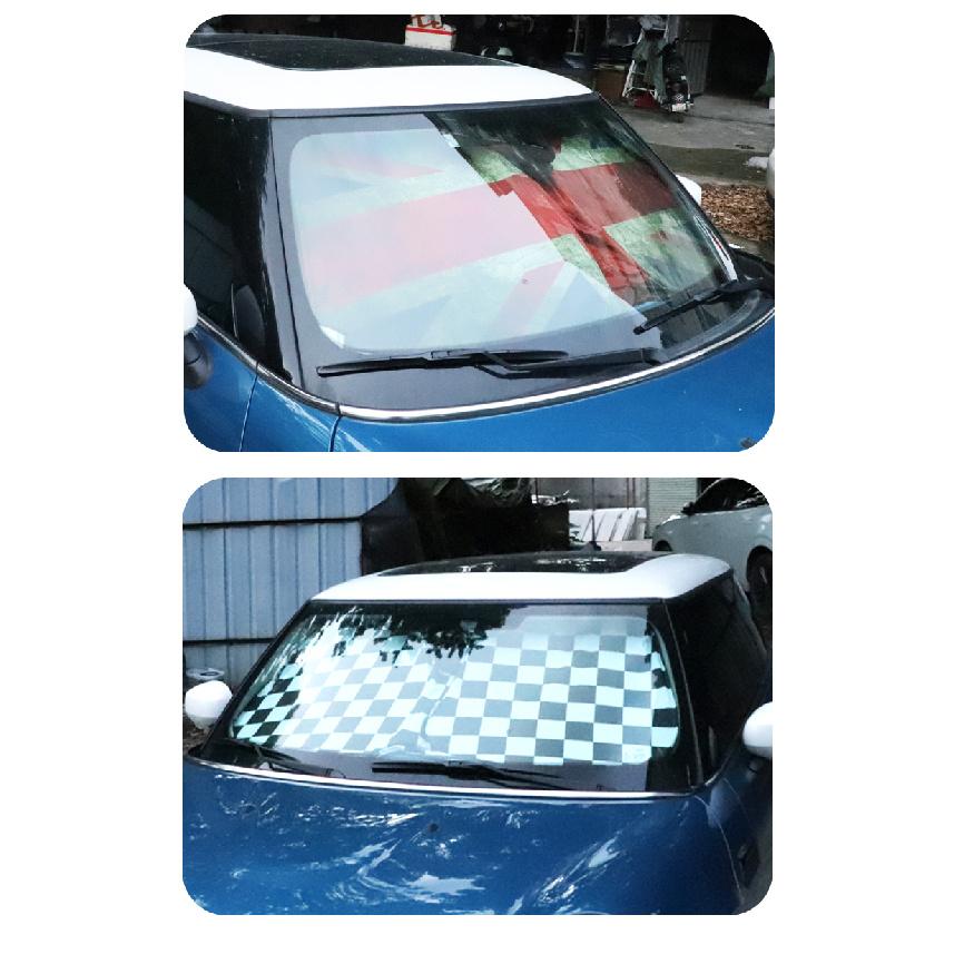 Car Windshield Sunshade Cover Blocks UV Ray Reflector For Mini Cooper One R50 R53 R56 R60 F55 F56 R58 R59 Front Window SunShadeWindshield Sunshades 1